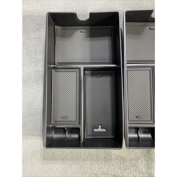 Center Armrest Storage 2023-2024 Lexus RX 350 350h 500h Box Organizer Tray 2 Pk - Picture 3 of 10